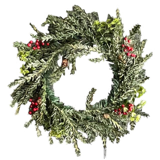 Boxwood & Hemlock 18" Wreath