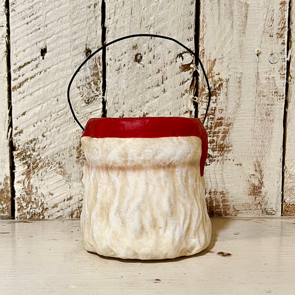Retro Holly Jolly Santa Bucket