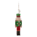 Traditional Nutcracker Ornament: Red/Green Option green