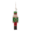 Traditional Nutcracker Ornament: Red/Green Option green