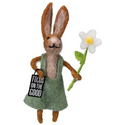 Felt Easter Bunny Set of 2- Girl Bunny