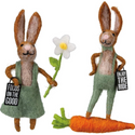 Felt Easter Bunny Set of 2