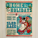 Vintage Christmas 18" Poster set of 2