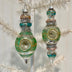 Vintage-Inspired Pastel Finial Glass Ornament Set