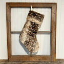 Faux Fawn Fur Stocking