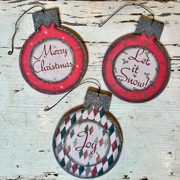 Jolly Snowmen Ornament Set