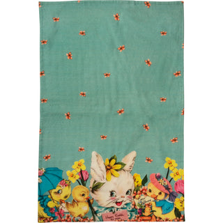 Retro Easter Kitchen Towel