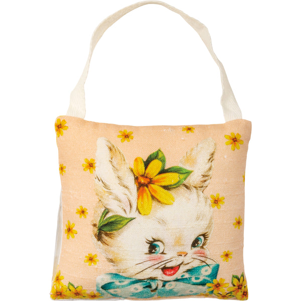 Retro Easter Mini Pillow Set of 2- Bunny
