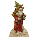 Retro Santa Dummy Board Sign Set Merry Christmas