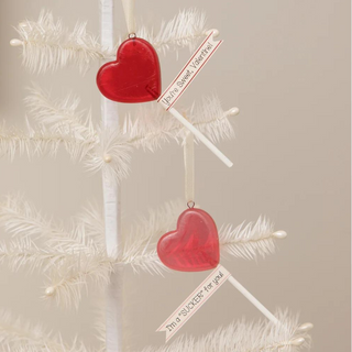Valentine's Day Lollipop Ornament Set of 2